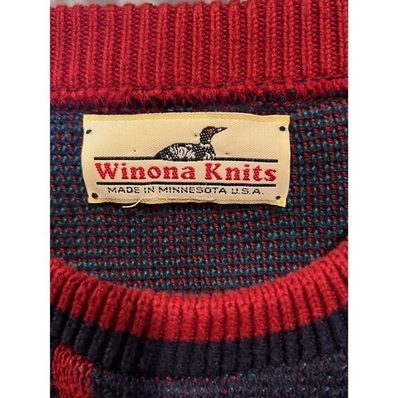 Vintage Winona Knits Golf Sweater - Men’s Small - Picture 3 of 5